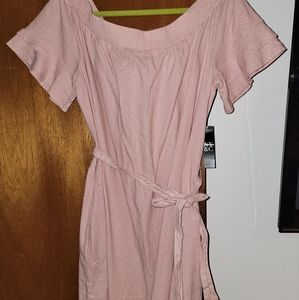 New York And Co. Pink Knee Legth Dress